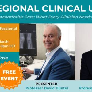 2026 Regional Clinical Update for Healthcare Professionals: Innovations in Osteoarthritis Management